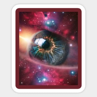 Galaxy Eye Sticker